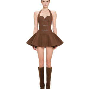 DONNA DRESS (BROWN)